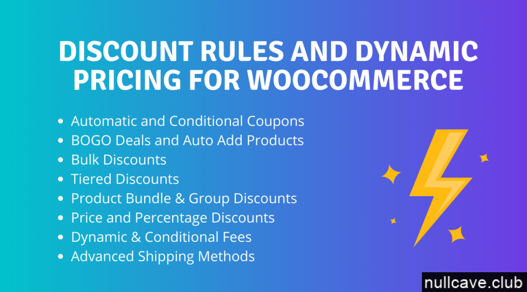 Discount Rules and Dynamic Pricing for WooCommerce
						
						
							7.14.0