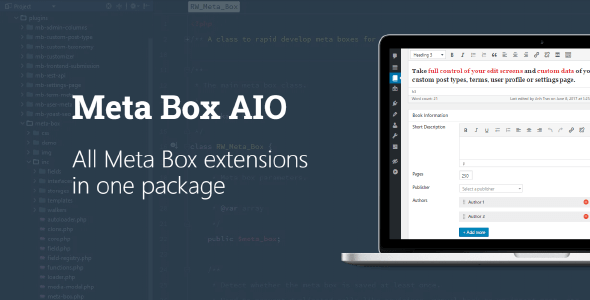 Meta Box AIO – All Meta Box extensions in one package
						
						
							1.23.1 NULLED