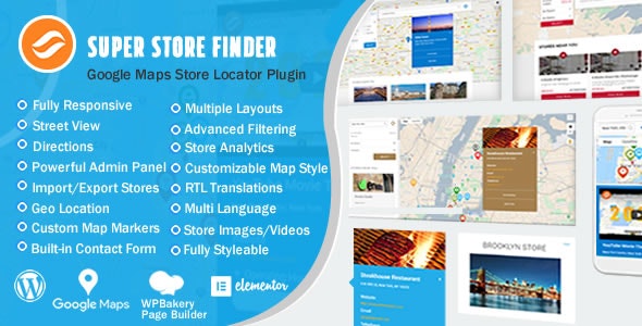 Super Store Finder for WP (Google Maps Store Locator)
						
						
							6.9.3